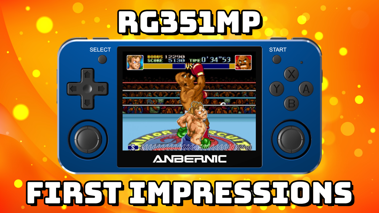 Anbernic RG351MP — First Impressions and Comparison – Retro Game Corps