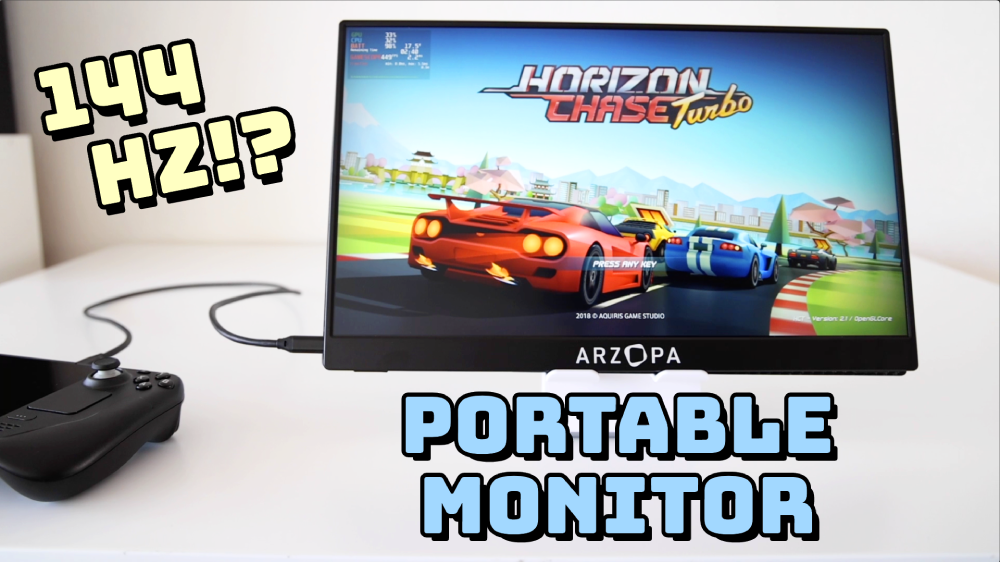 Cheapest 144Hz HDR - ARZOPA 15.6” Portable Monitor Review 